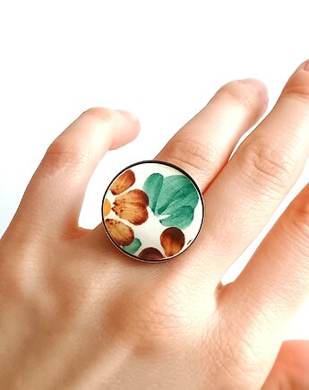 Pierścionek Włocławek, biżuteria z talerzy