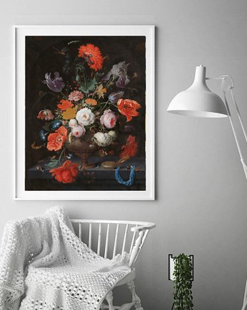 PLAKAT z kwiatami z bukietem KWIATY obraz, black dot studio
