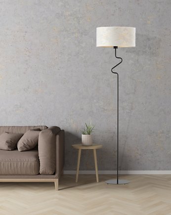 Elegancka lampa podłogowa do salonu MORONI MARMUR, LYSNE