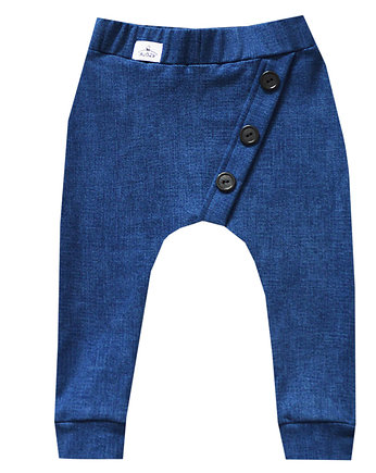 Spodnie dresowe niebieski jeans 68-134 / BUGZY  , Bugzy