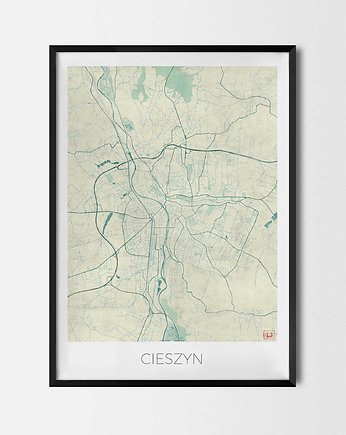Plakat Cieszyn - CityArtPosters, CityArtPosters