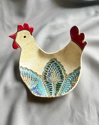 Kura ceramiczna talerzyk wielkanocny, Gleeme