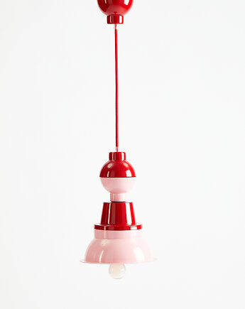 Fern Flower Lamp Pink & Red, DINGFLUX by Asia Piaścik