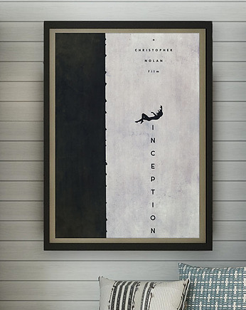 Plakat Incepcja - fine art, minimalmill