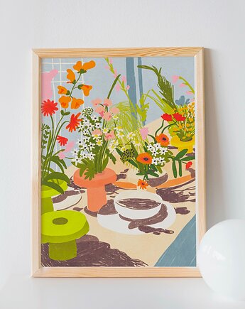 Plakat "Kwiaty" A3 30x42, Gigi Rosado