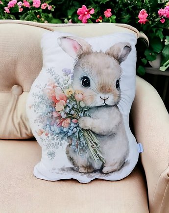 Poduszka królik przytulanka króliczek maskotka z królikiem, Uszyciuch