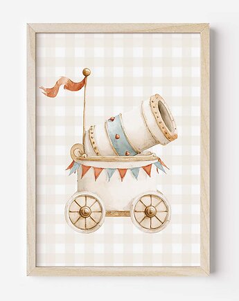 Plakat Na Ścianę Dla Dzieci Bajkowy Cyrk nr. 23, Dekoracjan