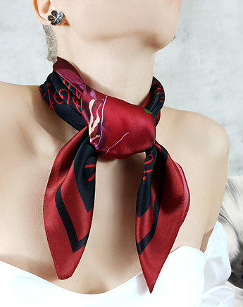 Jedwabna chusta premium, 90 cm - 90cm, Lenart View