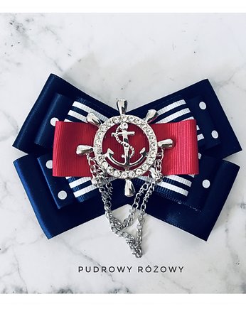 Brosza Marynarska MARINE  NOWOŚĆ!, Pudrowy Różowy