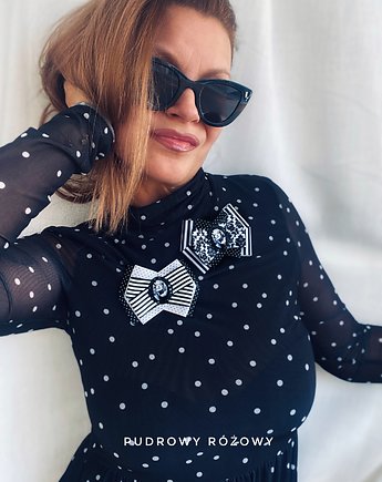 Kolekcja Brosz z Marilyn Monroe NOWOŚĆ Ikona Stylu, Pudrowy Różowy