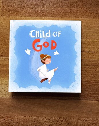 Kartka Komunijna Child of God, Mary in a bubble