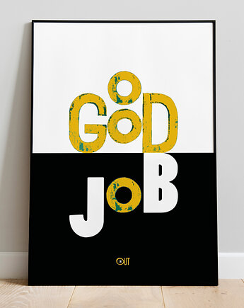 Plakat GOOD JOB, OKAZJE - Prezent na 60 urodziny
