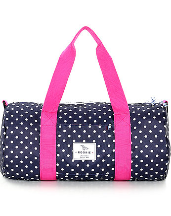 Torba DUFFEL BAG Granatowy Pola Dot, ROOKIE