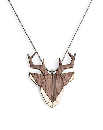 Drewniany naszyjnik Deer Pendant, BeWooden Polska