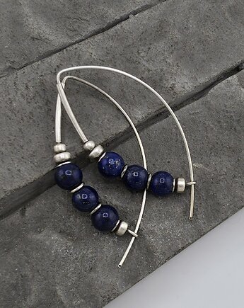 Kolczyki lapis lazuli, RayOfArt