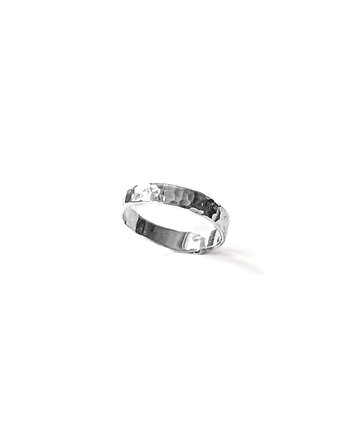 Obrączka srebrna ELDER, Gutowska jewelry