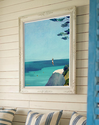 Plakat Letnie przyjemności - fine art, minimalmill