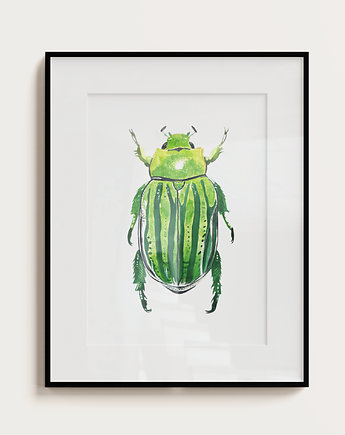 Plakat Żuk zielony, mi_karan art