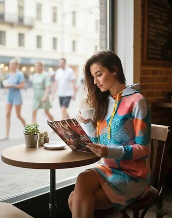 Sukienka z kapturem "Pastelove", Funaticos