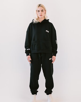 Bluza z kapturem z haftami, Stoffe