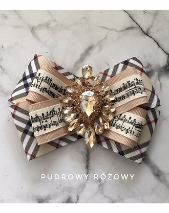 Brosza  Glamour Krata NEW, Pudrowy Różowy