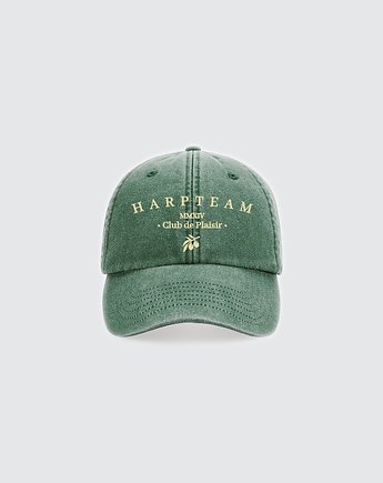 Czapka z daszkiem VINTAGE zielona, HARP TEAM