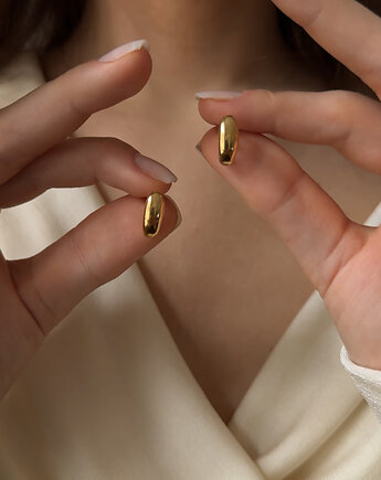 Kolczyki złocone Temporis, Rett Frem