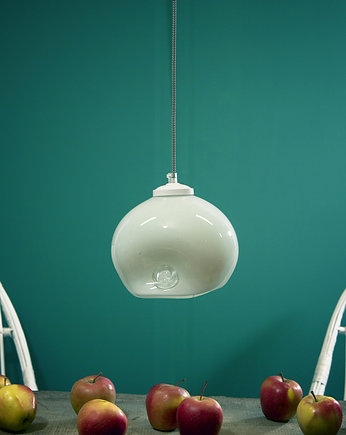 Szklana lampa wisząca MEDUSE biała, GIE EL