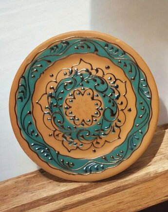 Ceramiczny dekoracyjny talerz, AgiTo Pracownia Artystyczna