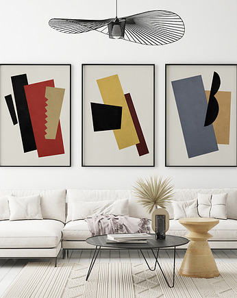 Zestaw geometryczny - trójpak plakatów, HOG STUDIO