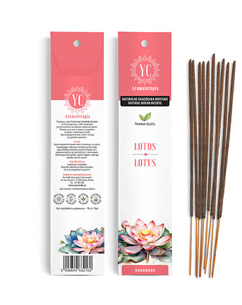 Naturalne Kadzidła Indyjskie Lotos 10szt.(16g)- Your Candle, Your Candle