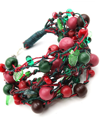 Leśne jagody- bransoleta, Makowisko