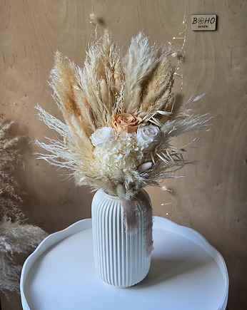 Elegancki bukiet boho - kwiaty na ślub i do wnętrza, BohoSuszki