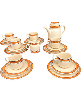 Serwis do kawy dla 6 osób Melitta, Niemcy, lata 70., Good Old Things