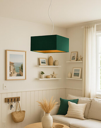 Geometryczna lampa wisząca do kuchni SANGRIA GOLD, LYSNE