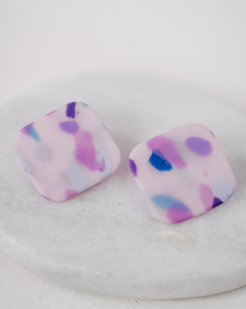 Kolczyki sztyfty LAVENDER, rękoczyny
