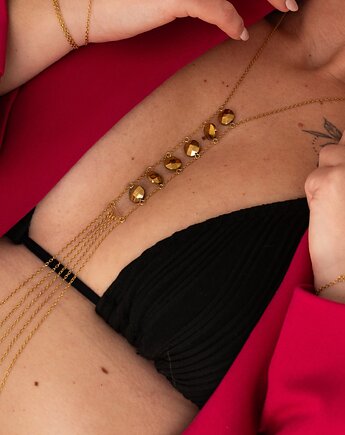 Łańcuszek na ciało Story Chain Stones, AFRODITTE COLLECTION