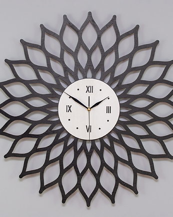 DEKORACYJNY ZEGAR AŻUROWY, SUNBURST, GLAMOUR L ( 60 x 60 cm ), ORNAMENTI