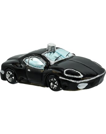 Bombka choinkowa: Samochód sportowy: czarny, Syn Bombkarza