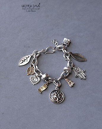 Bransoletka w stylu BOHO z charms'ami uroczy prezent dla niej :), Galeria Limart