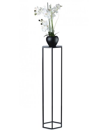 Kwietnik Metalowy Osłonka Metalowa Ośmiokątna Black 100 cm, MIA home