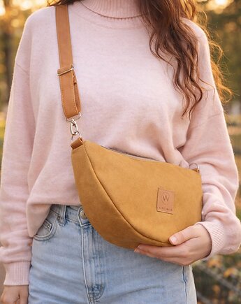 Banana nerka z miodowego nubuku Canyon, sabi tatka