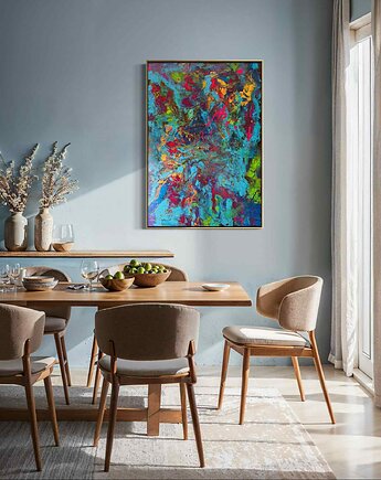 Obraz "Laguna"70x100, Anna Maria Majkutewicz