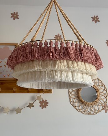 Lampa do pokoju dziecięcego koraliki, chwosty, Boholine