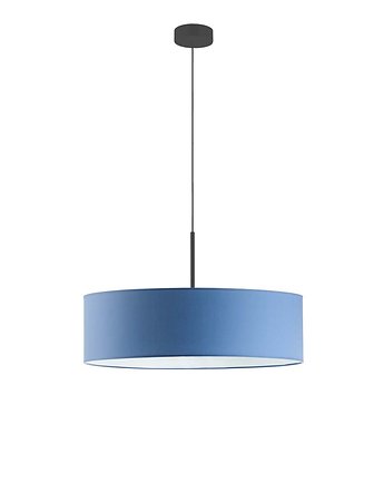 Niebieska lampa wisząca do pokoju dziecka z abażurem 60 cm SINTRA, LYSNE