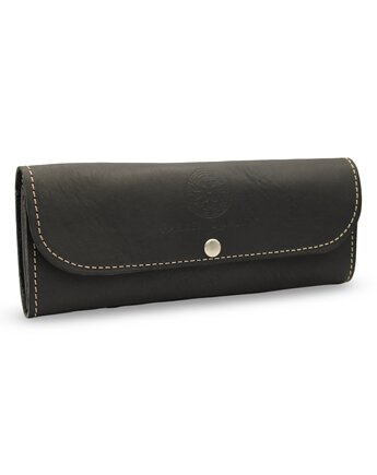 Etui na długopisy Piórnik skórzany tuba futerał Czarny Parker Quality, Parker Quality