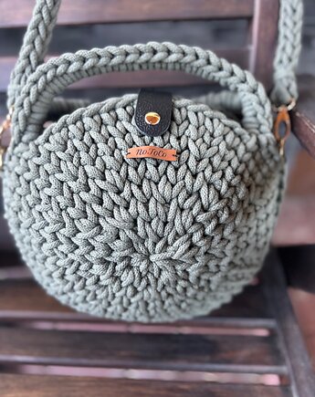 Torebka ze sznurka okrągła, NoToCo handmade