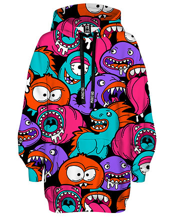 Bluza Oversize Tunika DR.CROW Colorful Monsters, DrCrow