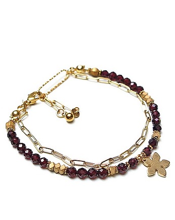 Granaty vol. 17 bransoletka /Szlachetna kolekcja/