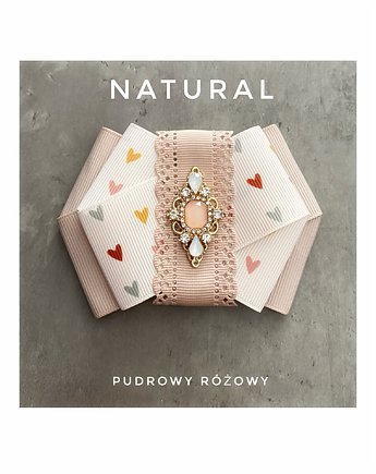 Brosza z kolekcji NATURAL  New, Pudrowy Różowy